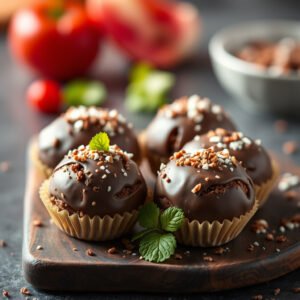 Decadent Vegan Mexican Chocolate Bites