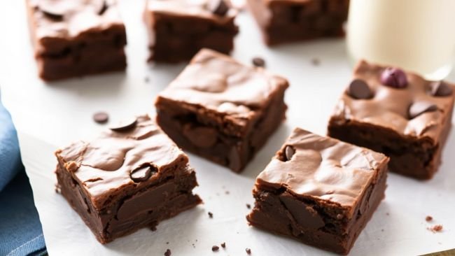 Fudgy Chocolate Brownies Easy Recipe​