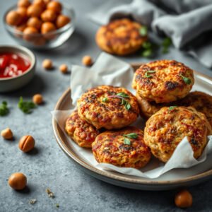 Protein-Packed French Chickpea Fritters