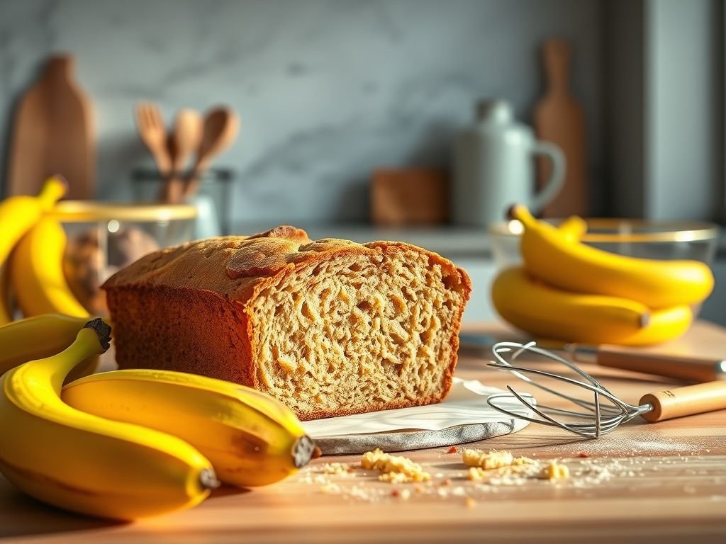 Pão de banana fácil